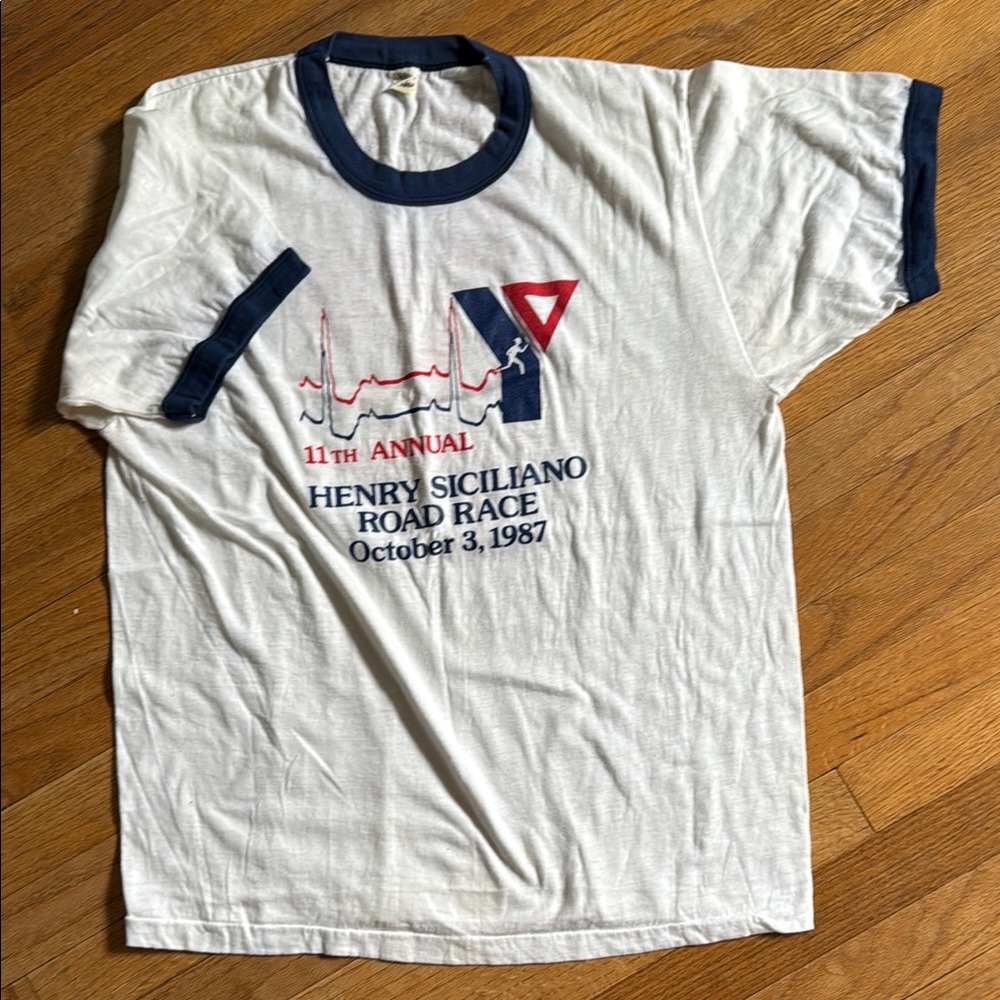 Vintage 1980s Road Race Graphic T-Shirt